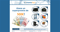 Desktop Screenshot of premiofacil.es